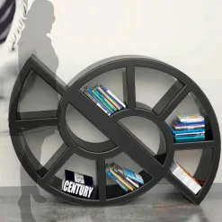 Libreria design moderno fatta artigianalmente in Italia Nicol