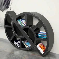 Libreria design moderno fatta artigianalmente in Italia Nicol