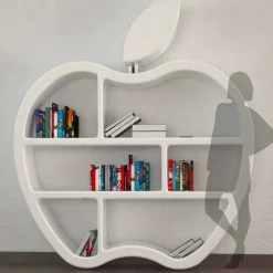 Libreria design moderno rossa,bianca o grigia Gluttony