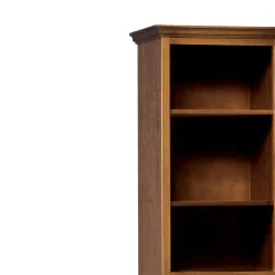 Libreria in Ciliegio Patinato e con 6 Vani a Giorno Made in Italy - Camene