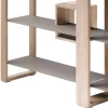 Libreria in Legno di Noce Nodato e 6 Ripiani Made in Italy - Berta