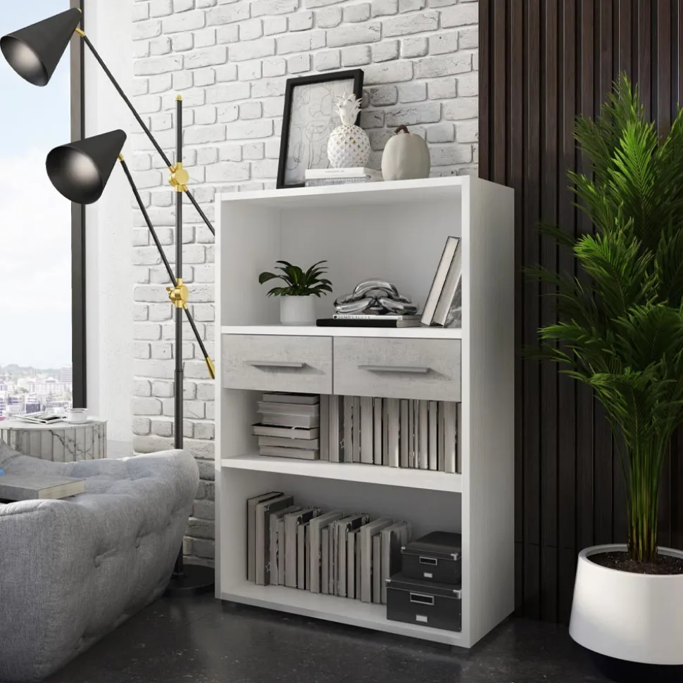 Libreria in Legno Rivestito Melaminico in Diverse Misure - Stagno