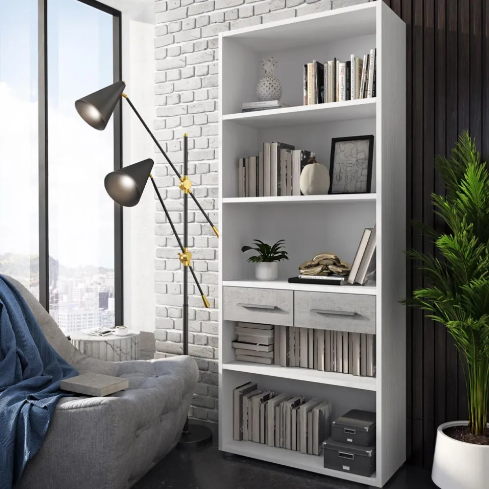 Libreria in Legno Rivestito Melaminico in Diverse Misure - Stagno