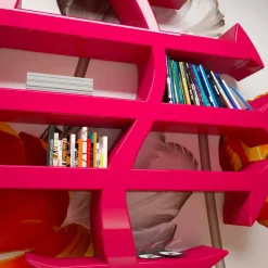 Libreria moderna Stevenson fatta artigianalmente in Italia