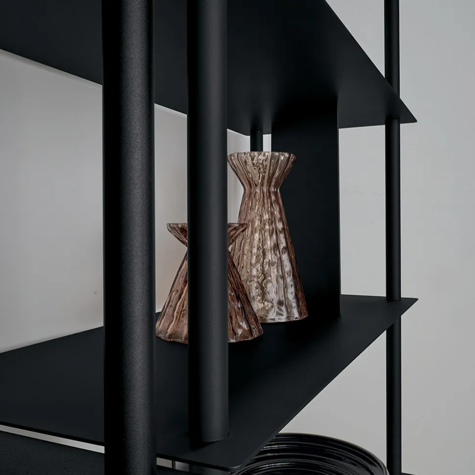 Libreria Verticale Realizzata in Metallo Verniciato Made in Italy - Filiberta