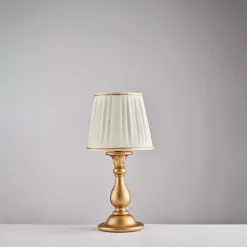 Lume in Legno con Paralume a Candela Made in Italy - Siena