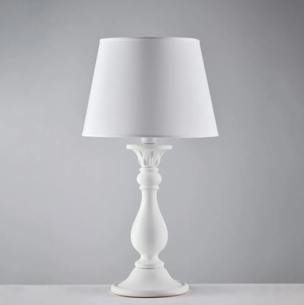 Lume in Legno con Paralume a Candela Made in Italy - Siena