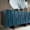 Madia con 4 Ante con Apertura Push Pull in MDF Made in Italy - Fabrizia