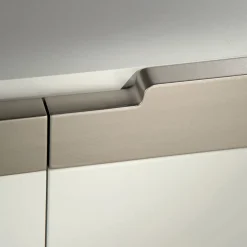 Madia con Scocca e Ante in Mdf Base a 4 Piedi Made in Italy - Corallo