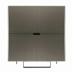 Madia con Struttura in Mdf e Basamento con Piede Centrale Made in Italy