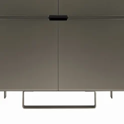 Madia con Struttura in Mdf e Basamento con Piede Centrale Made in Italy