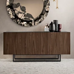 Madia da Interno con Scocca in Nobilitato e Ante in MDF Rivestito in PVC - Estella