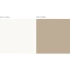 Madia da Salotto con 4 Ante in Finitura White Glass e Visone Made in Italy - Eva