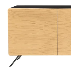 Madia da Salotto con 2 o 3 Ante in Finitura Frassino Naturale Made in Italy - Zehra