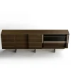 Madia da Salotto in Legno con Struttura in Vetro Made in Italy - Azuki