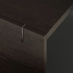 Madia da Salotto in Legno con Struttura in Vetro Made in Italy - Azuki
