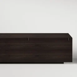 Madia da Salotto in Legno con Struttura in Vetro Made in Italy - Azuki