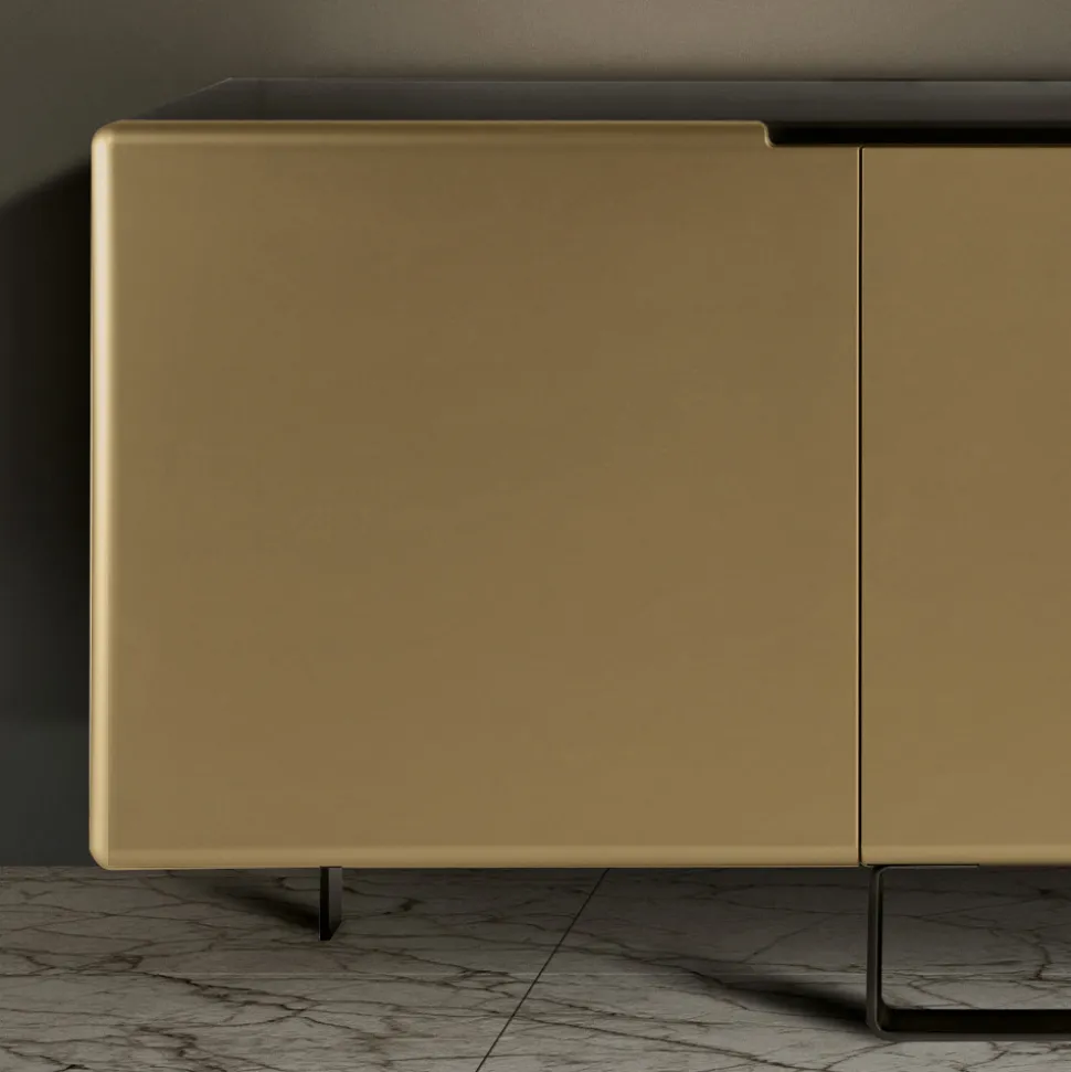 Madia da Soggiorno con 4 Ante in Diverse Finiture Made in Italy - Heidi