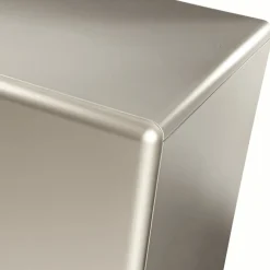 Madia da Soggiorno con 3 Ante in Finitura Nichel Made in Italy - Foglio