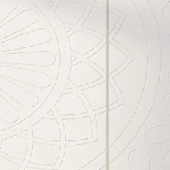 Madia da Soggiorno in Mdf Bianco con Bassorilievo Made in Italy - Stilea
