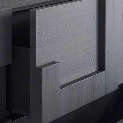 Madia di design in legno di larice spazzolato termotrattato Azalea