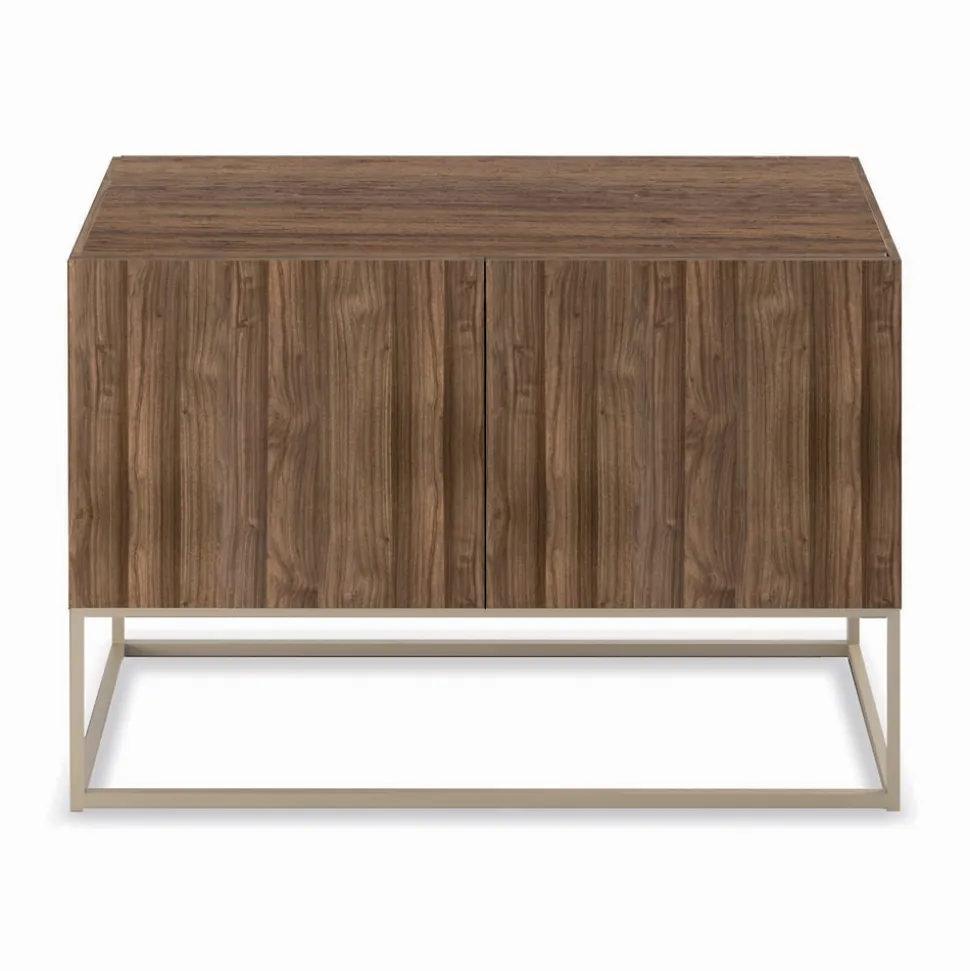 Madia in Legno Impiallacciato Noce Canaletto Made in Italy - Salerno