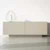 Madia in Mdf con Base a Zoccolo e Anta Decorata Made in Italy - Deodara