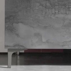 Madia Moderna a Tre Ante in Nobilitato Bronzo o Grigio Made in Italy – Clemente
