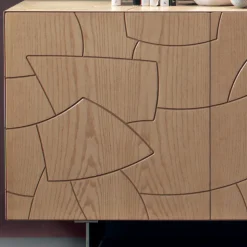 Madia Moderna in Legno di Frassino Impiallacciato Made in Italy - Galassia