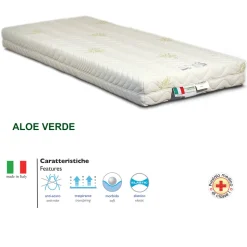 Materasso Piazza e Mezzo Antiacaro e Antidecubito a 7 Zone Bio Forma - Dual