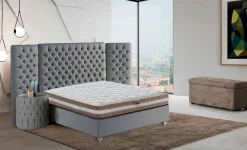 Materasso Singolo in Memory di Lusso Alto 25 cm Made in Italy – Carbone