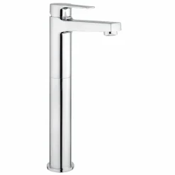 Miscelatore Alto per Lavabo Bagno in Ottone Senza Scarico Made in Italy - Sindra