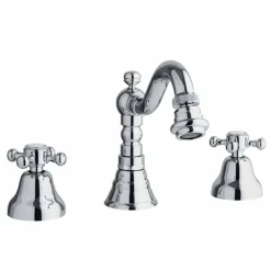 Miscelatore Bidet a 3 Fori in Ottone Design Classico Made in Italy - Lisca