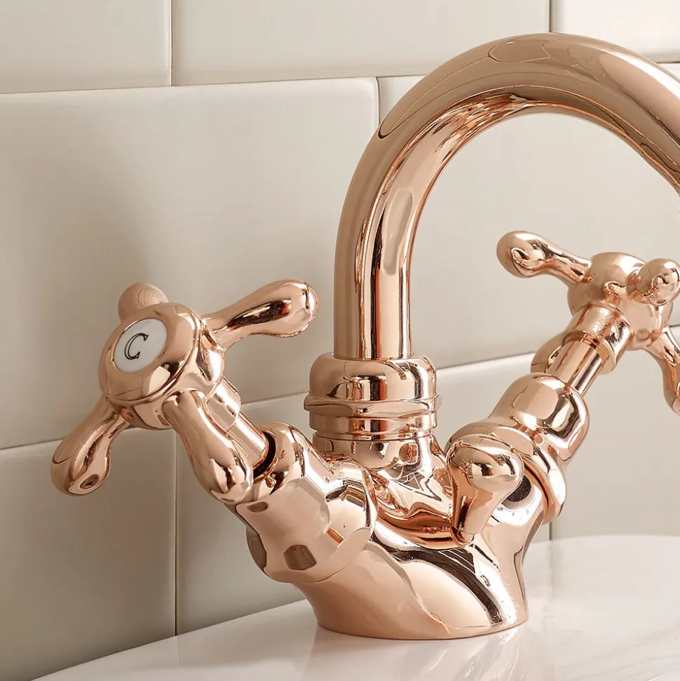 Miscelatore Bidet Monoforo di Design Vintage in Ottone Made in Italy – Klarisa