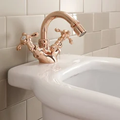 Miscelatore Bidet Monoforo di Design Vintage in Ottone Made in Italy – Klarisa