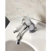Miscelatore Bidet Stile Classico in Ottone Fatto a Mano con Leva - Noriana
