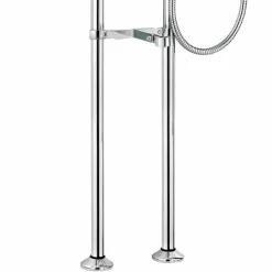 Miscelatore Classico a Pavimento per Vasca in Ottone Made in Italy - Omidio
