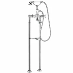Miscelatore Classico a Pavimento per Vasca in Ottone Made in Italy - Omidio