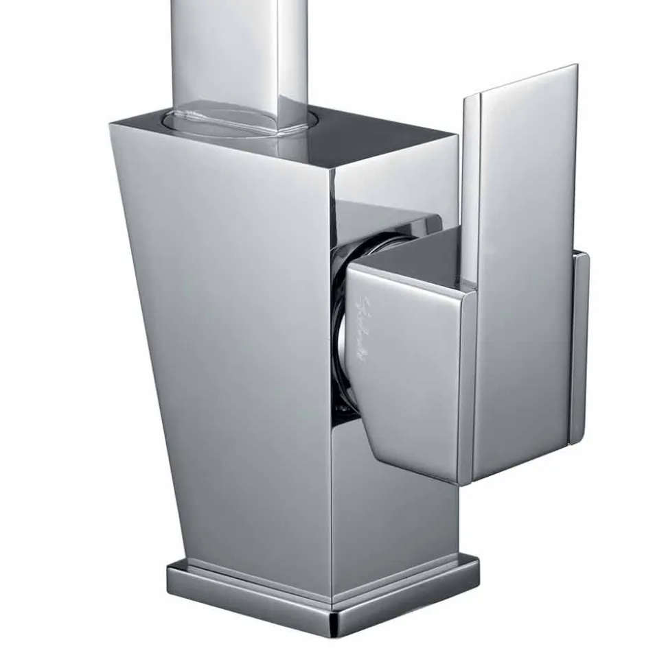 Miscelatore con Canna Orientabile per Lavabo in Ottone Made in Italy - Alibi