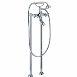 Miscelatore da Terra per Vasca Design Classico in Ottone Made in Italy - Lisca