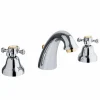Miscelatore Lavabo a 3 Fori Design Classico in Ottone Made in Italy - Lisca