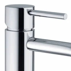 Miscelatore Lavabo Bagno Design Moderno in Ottone Cromato Made in Itlay - Liro