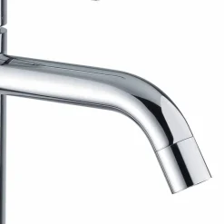 Miscelatore Lavabo Bagno Design Moderno in Ottone Cromato Made in Itlay - Liro