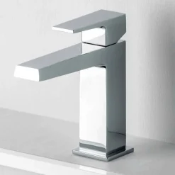 Miscelatore Lavabo da Bagno Senza Scarico Moderno Made in Italy - Galla