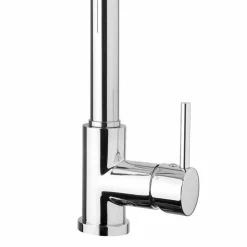 Miscelatore Lavabo da Cucina in Ottone Cromato con Doccia Made in Italy - Kondor