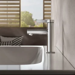 Miscelatore Monocomando Lavabo Design Classico Ottone Cromato - Artemisia