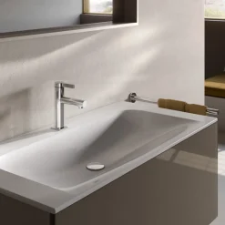 Miscelatore Monocomando Lavabo Design Classico Ottone Cromato - Artemisia