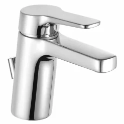 Miscelatore Monocomando per Lavabo Bagno in Ottone Cromato, di Design - Clari
