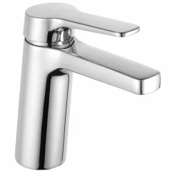 Miscelatore Monocomando per Lavabo Bagno in Ottone Cromato, di Design - Clari