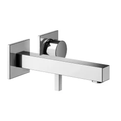 Miscelatore Monocomando per Lavabo a Parete in Ottone - Erik